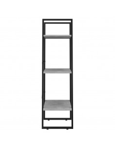 Scaffale Grigio Cemento 60x30x105 cm in Legno Multistrato 2