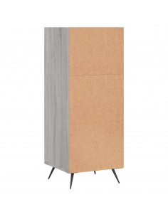 Scaffale Grigio Sonoma 34,5x32,5x90 cm Legno Multistrato 2