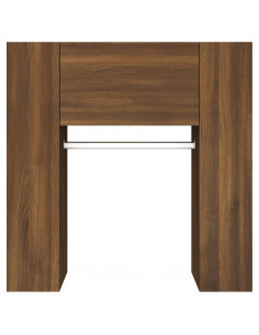 Scaffale Ingresso Rovere Marrone 97,5x37x99cm Legno Multistrato 2