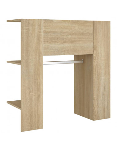 Scaffale Ingresso Rovere Sonoma 97,5x37x99 cm Legno Multistrato