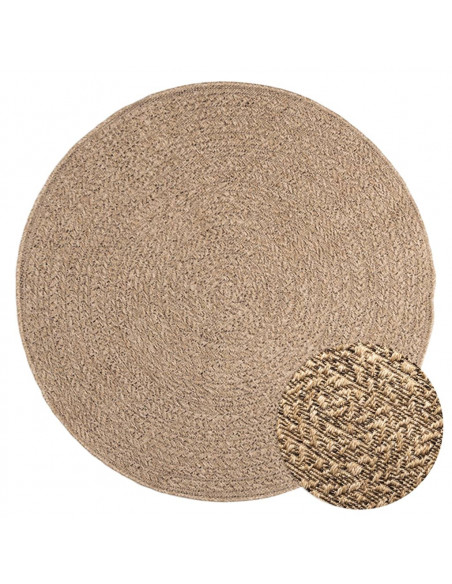Tappeto 120 cm Aspetto Iuta per Interni ed Esterni