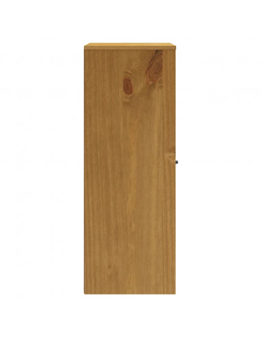 Scaffale per Credenza Anta in Vetro FLAM Legno Massello di Pino