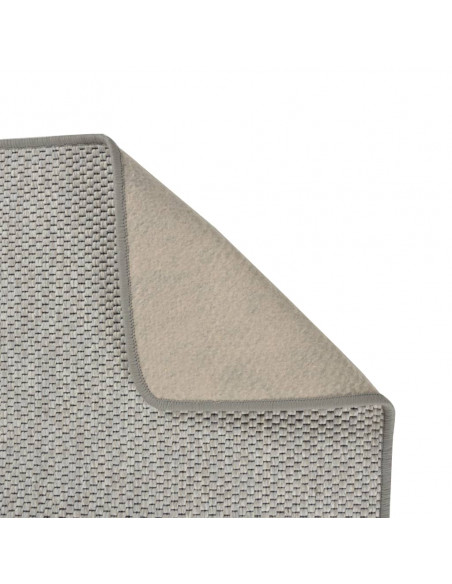 Tappeto Corsia Aspetto Sisal Tortora 80x400 cm