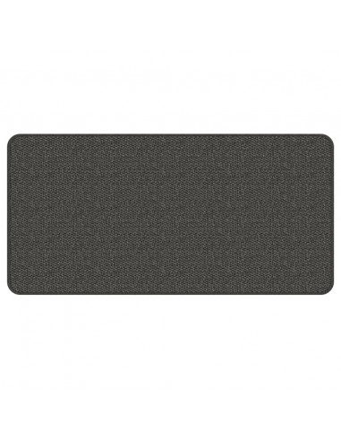 Tappeto Corsia Aspetto Sisal Antracite 50x100 cm