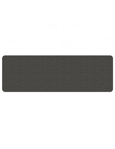 Tappeto Corsia Aspetto Sisal Antracite 50x150 cm