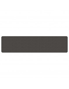 Tappeto Corsia Aspetto Sisal Antracite 50x200 cm 2