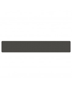 Tappeto Corsia Aspetto Sisal Antracite 50x300 cm 2