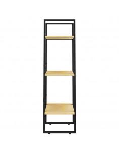 Scaffale Portaoggetti 60x30x105 cm in Legno Massello di Pino 2