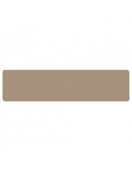 Tappeto Corsia Aspetto Sisal Sabbia 50x200 cm