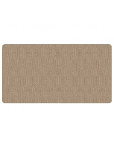 Tappeto Corsia Aspetto Sisal Sabbia 80x150 cm