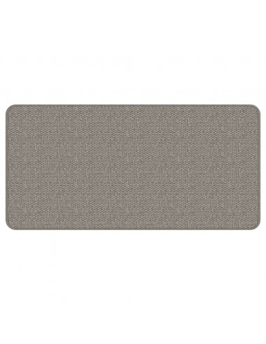 Tappeto Corsia Aspetto Sisal Argento 50x100 cm