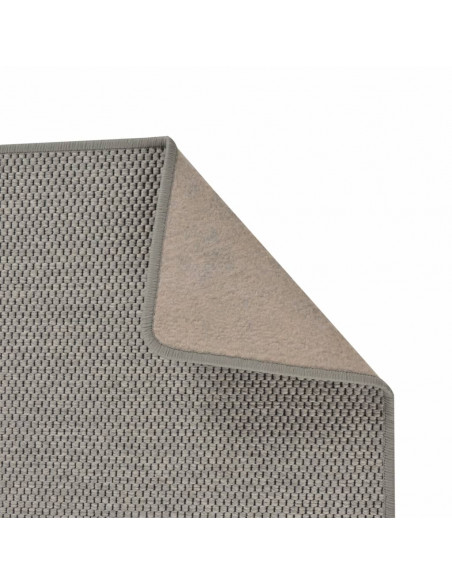 Tappeto Corsia Aspetto Sisal Argento 50x150 cm