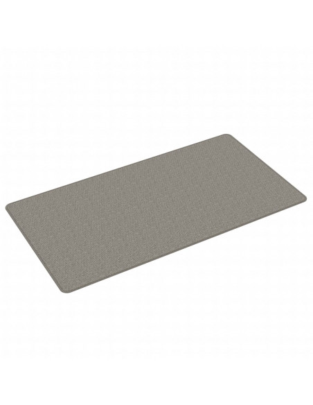 Tappeto Corsia Aspetto Sisal Argento 80x150 cm