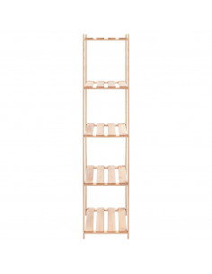 Scaffali a 5 Livelli 2 pz 80x38x170 cm in Massello Pino 250 kg