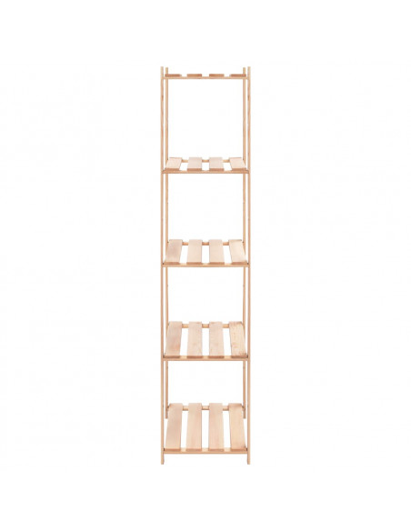 Scaffali a 5 Livelli 2 pz 80x38x170 cm in Massello Pino 250 kg