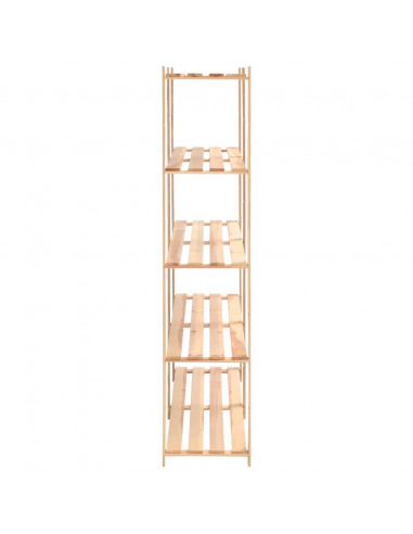 Scaffali a 5 Livelli 2 pz 80x38x170 cm Massello Pino 500 kg