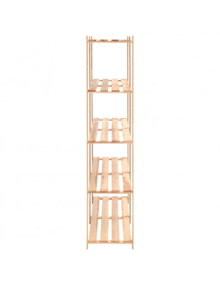Scaffali a 5 Livelli 3 pz 80x38x170 cm in Massello Pino 500 kg