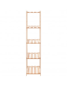 Scaffali a 5 Livelli 3 pz 80x38x170 cm Massello Pino 250 kg
