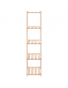 Scaffali a 5 Livelli 5 pz 80x38x170 cm in Massello Pino 250 kg