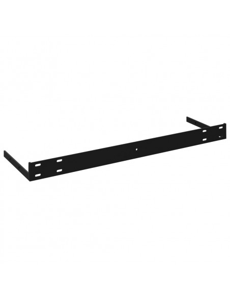 Scaffali a Parete 2 pz Bianco Lucido 120x23,5x3,8 cm in MDF