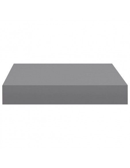 Scaffali a Parete 2 pz Grigi 23x23,5x3,8 cm in MDF