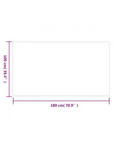 Tappeto Corsia Grigio 100x180 cm
