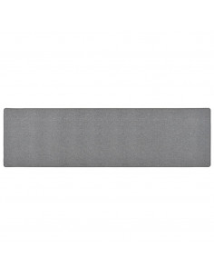 Tappeto Corsia Grigio Scuro 50x200 cm