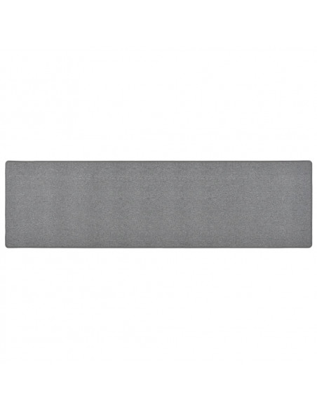 Tappeto Corsia Grigio Scuro 50x200 cm
