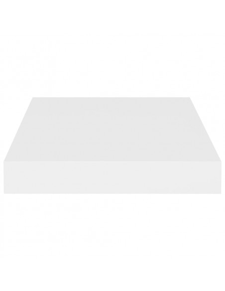 Scaffali a Parete 4 pz Bianchi 23x23,5x3,8 cm in MDF