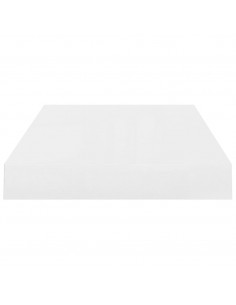 Scaffali a Parete 4 pz Bianco Lucido 40x23x3,8 cm in MDF