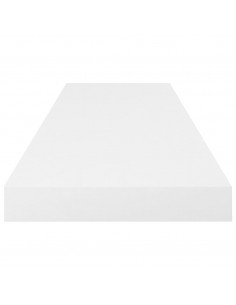 Scaffali a Parete 4 pz Bianco Lucido 80x23,5x3,8 cm in MDF