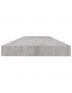 Scaffali a Parete 4 pz Grigio Cemento 120x23,5x3,8 cm in MDF