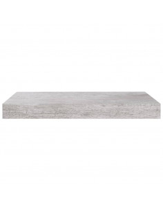 Scaffali a Parete 4 pz Grigio Cemento 40x23x3,8 cm in MDF 2