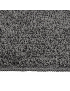 Tappeto Shaggy Grigio Scuro 200x290 cm Antiscivolo 2