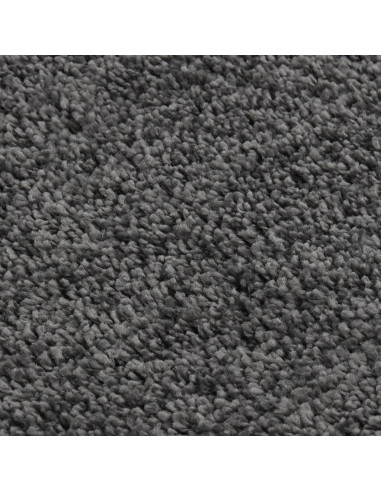 Tappeto Shaggy Grigio Scuro 200x290 cm Antiscivolo