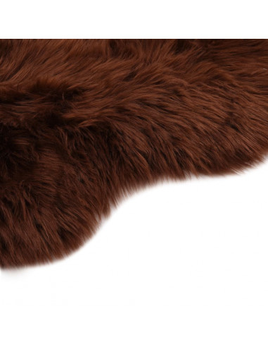 Tappeto in Similpelle di Pecora 60x90 cm Marrone