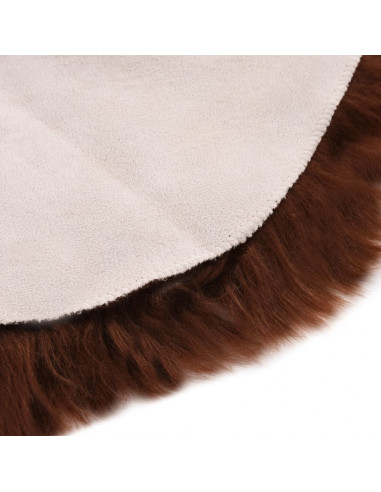Tappeto in Similpelle di Pecora 60x90 cm Marrone