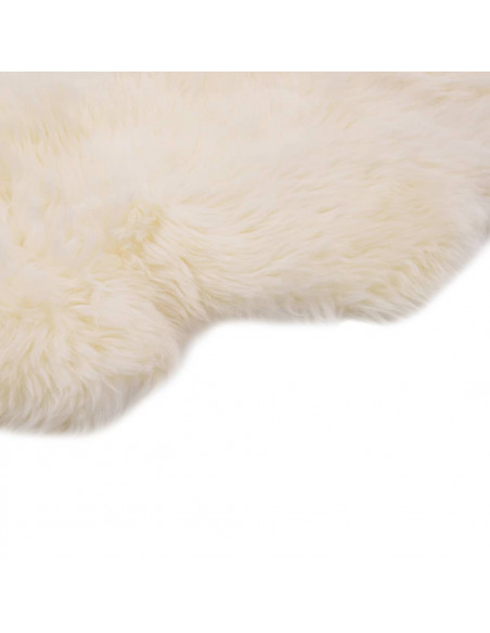 Tappeto in Pelle di Montone 60x180 cm Bianco