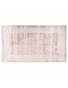 Tappeto Lavabile 190x300 cm Beige Antiscivolo