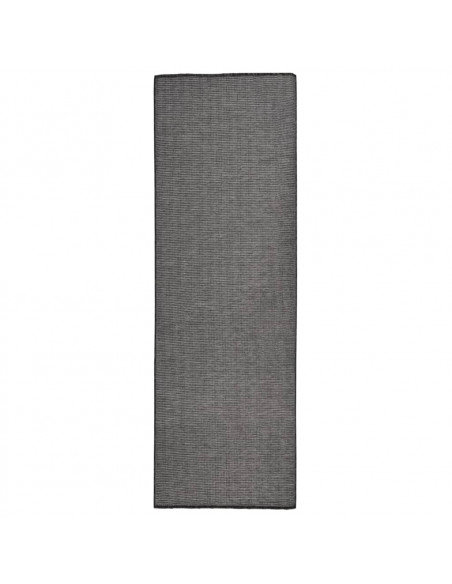 Tappeto da Esterni a Tessitura Piatta 80x250 cm Grigio