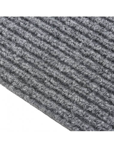 Tappeto Corsia Acchiappa Polvere 100x350 cm Grigio