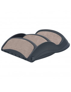 Scala per Cani Pieghevole con 3 Gradini Grigio Scuro