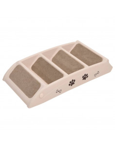 Scala Pieghevole per Cani Crema 62x40x49,5 cm