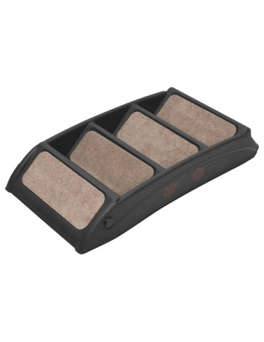 Scala Pieghevole per Cani Nera 62x40x49,5 cm