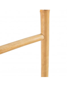 Scala Portasciugamani con 5 Pioli in Bambù 150 cm