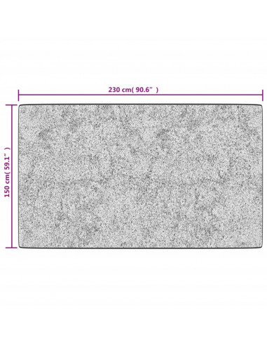 Tappeto Lavabile Patchwork Multicolore 150x230 cm Antiscivolo