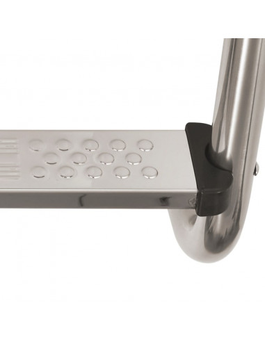 Scaletta per Piscina 3 Gradini in Acciaio Inox 304 120 cm