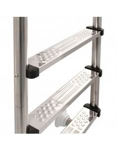 Scaletta per Piscina 3 Gradini in Acciaio Inox 304 120 cm