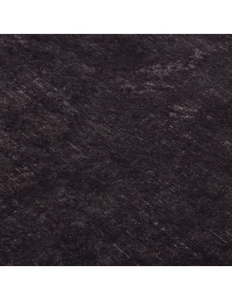 Tappeto Lavabile Nero e Oro 120x170 cm Antiscivolo