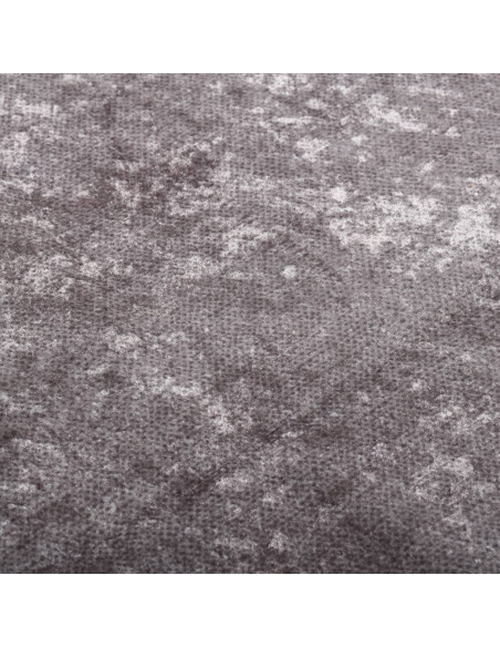Tappeto Lavabile Grigio 150x230 cm Antiscivolo